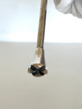 Heavy Crystal Martini Mixer Pitcher, Scalloped Muddler Spoon, xxx