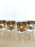 Culver Jeweled Glasses, Charm Bracelet Pattern, Extra Small Rocks Glasses