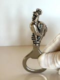 Sterling Rooster Bottle Opener | Gorham Sterling Silver | Vintage Rooster Barware