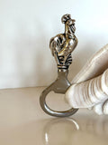 Sterling Rooster Bottle Opener | Gorham Sterling Silver | Vintage Rooster Barware