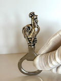 Sterling Rooster Bottle Opener | Gorham Sterling Silver | Vintage Rooster Barware