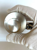 Napier Two-Fingers Jigger | Silver-Plated Figural Shot Glass | Vintage Barware Measure