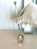 Heavy Art Deco Muddler, Ross Simons Silver-Plated Cocktail Muddler, Vintage Barware Gift