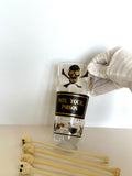 Georges Briard Mix Your Poison Glass | Jeweled Skull Swizzle Sticks | Name Your Poison Glassware