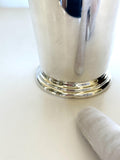 Vintage Mint Julep Cups | Sheridan Julep Cups Silver-Plated | Kentucky Derby Barware