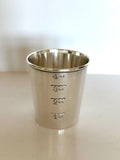 Sterling Silver Jigger by Newport (Gorham) | Sterling Bar Measure | 1940s Barware