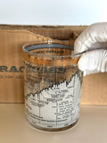 Vintage Dow Jones Glasses, Cera Stock Market Glassware Set of 8 | New Old Stock