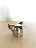 Napier Dog Jigger 1 oz 2 oz | Silver-Plated Figural Jigger | 1930s Barware