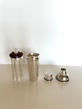 Miniature 1940s Cocktail Shaker, Cherry Picks Set, P.H. Vogel & Co.