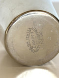 Vintage Two-Fingers Jigger | Pewter Figural Shot Glass 1940s | Vintage Barware