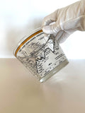 Cera Dow Jones Ice Bucket, Stock Market Glassware, 1958-1968