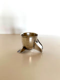 Napier Dog Jigger 1 oz 2 oz | Silver-Plated Figural Jigger | 1930s Barware