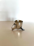 Napier Dog Jigger 1 oz 2 oz | Silver-Plated Figural Jigger | 1930s Barware
