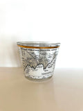 Cera Dow Jones Ice Bucket, Stock Market Glassware, 1958-1968