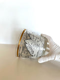 Cera Dow Jones Ice Bucket, Stock Market Glassware, 1958-1968