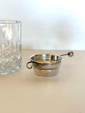 Sterling Silver Rollover Jigger, Red Stone Finial