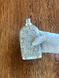 Vintage Floral Flask by Simpson Hall Miller, Repousse Antique Flask