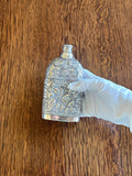Vintage Floral Flask by Simpson Hall Miller, Repousse Antique Flask
