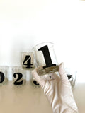Mid Century Numbered Glasses, Heavy Old-Fashioned Glasses
