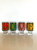 Love Glasses by Anchor Hocking 1970s