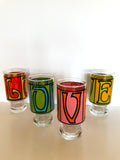 Love Glasses by Anchor Hocking 1970s