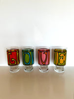 Love Glasses by Anchor Hocking 1970s