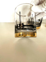 Oil Derrick Glassware Set RESERVED for Kaitlin
