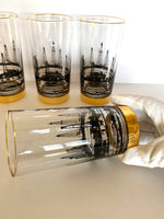 Oil Derrick Glassware Set RESERVED for Kaitlin
