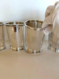 Vintage Gorham Mint Julep Cups "W" Monogram - Southern Vintage Wares