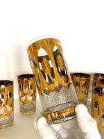 Culver "Regency White" Glasses, Culver Gold Glasses - Southern Vintage Wares