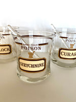 Cera Neiman Marcus Poison Glasses (5) - Southern Vintage Wares