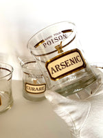 Cera Neiman Marcus Poison Glasses (5) - Southern Vintage Wares