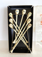 Poison Skull Swizzle Stirrer Sticks - Southern Vintage Wares