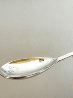 Vintage Silver Cocktail Spoon Ornate Finial