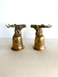 Brass Deer Stag Stirrup Cups