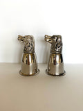 Antique Silver-Plated Stirrup Cups Set, RESERVED For Alexandra - Southern Vintage Wares