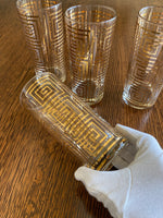Culver "Golden Key" Glasses (8), Culver Gold Glassware - Southern Vintage Wares