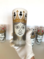 Rare Libbey Kings and Queens Glasses - Southern Vintage Wares