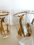 Culver Giraffe Glasses (4) - Southern Vintage Wares