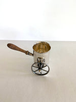 Unusual Cocktail Jigger, Wheels and Solid Wood Handle Jigger - Southern Vintage Wares