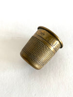 Vintage Brass Thimble Jigger