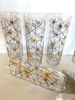 Libbey Atomic Galaxy Collins Glasses