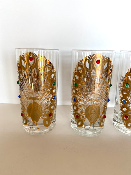 Peacock Coupes — WARSAW CUT GLASS
