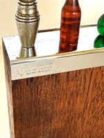 1930s Wonder Bar Cocktail Picks Set (Wood Stand)