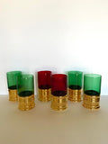 Imperial Glass Co. Trader Vic Big Shot Glasses Mid Century