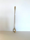 Gorham Bar Spoon, 12" Twisted Cocktail Spoon - Southern Vintage Wares