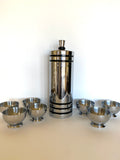 1930s Chase Art Deco Gaiety Cocktail Shaker Set - Southern Vintage Wares