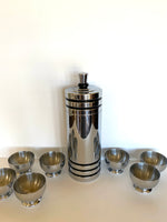 1930s Chase Art Deco Gaiety Cocktail Shaker Set - Southern Vintage Wares
