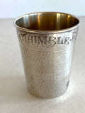 Sterling Silver Thimble Jigger by Webster (2 oz) - Southern Vintage Wares
