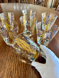 Culver Mardi Gras Rocks Glasses (7 Glasses)